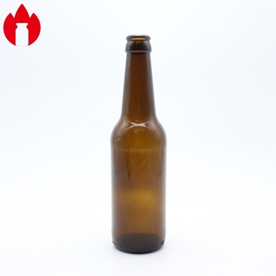 Ηλέκτρινο ηλέκτρινο χρώμα μπουκαλιών μπύρας γυαλιού ασβέστη σόδας 330ml