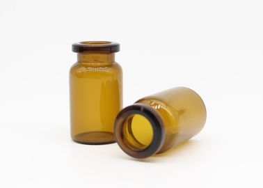 6ml καφετί ιατρικό και καλλυντικό φιαλίδιο μπουκαλιών γυαλιού Borosilicate