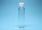 10ml διαφανές φιαλίδιο γυαλιού Borosilicate νημάτων βιδών με την πλαστική κάλυψη