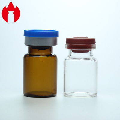 Φαρμακευτικά 5ml καθαρίζουν ή ηλέκτρινα μίνι Lyophilization φιαλίδια γυαλιού με την ΚΑΠ