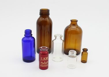 1ml-100ml φαρμακευτικά γυαλιού μπουκάλια γυαλιού φιαλιδίων καλλυντικά