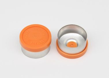 καλύμματα φιαλιδίων εγχύσεων 13mm πορτοκαλιά φαρμακευτικά με την προ-εγκοπή