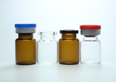 Φαρμακευτικά 5ml καθαρίζουν ή ηλέκτρινα μίνι Lyophilization φιαλίδια γυαλιού με την ΚΑΠ