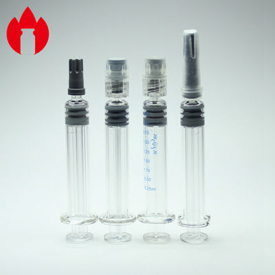 2.25ml ουδέτερη κλειδαριά Luer συρίγγων γυαλιού Borosilicate για ιατρικός και καλλυντικός