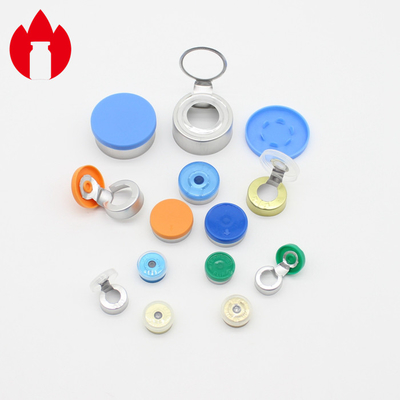13mm 20mm 32mm Φαρμακευτική Crimp Top Αλουμίνιο πλαστικό Tear Off Cap