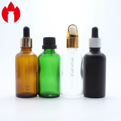 50ml Διαφανές Κεχριμπαρένιο Μπλε Πράσινο Αιθέριο Έλαιο Καλλυντικό Γυάλινο Μπουκαλάκι Φιαλίδιο