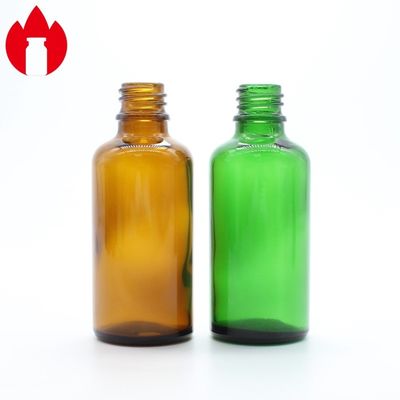 50ml Διαφανές Κεχριμπαρένιο Μπλε Πράσινο Αιθέριο Έλαιο Καλλυντικό Γυάλινο Μπουκαλάκι Φιαλίδιο