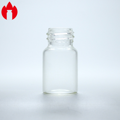 5 ml Διαφανές γυάλινο φιαλίδιο με βρόχο στο στόμα με αλουμινένιο καπάκι