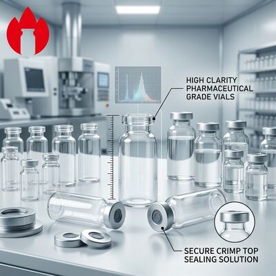 3ml Medicine Tubular Borosilicate Clear Glass Bottle Vial