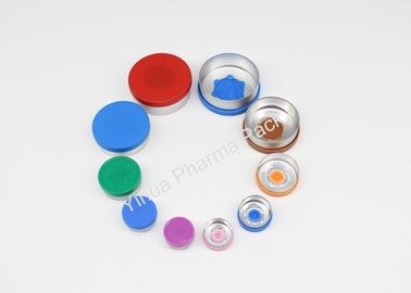 Καπάκια φιαλίδων 13mm 20mm 32mm Φαρμακευτικό αλουμίνιο πλαστικό Flip Off Καπάκι φιαλίδων