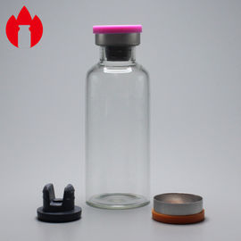 Ιατρικό φωτεινό Crimp 30ml τοπ πολυ χρήσης φιαλίδιο γυαλιού Borosilicate σωληνοειδές