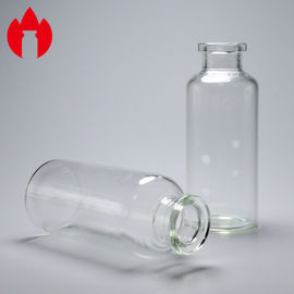 Ιατρικό φωτεινό Crimp 30ml τοπ πολυ χρήσης φιαλίδιο γυαλιού Borosilicate σωληνοειδές