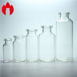 Διαφανές χρώμα ικανότητας φιαλιδίων 2ml 6ml 10ml 20ml σωλήνων γυαλιού Borosilicate