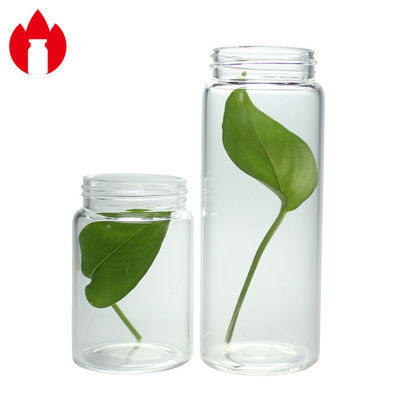 Γυάλινο βάζο 50ml-200ml Προσαρμοσμένο Γυάλινο μπουκάλι με μεγάλο στόμα