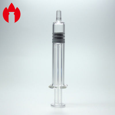 5.0 ουδέτερη ικανότητα συρίγγων 2.25ml Borosilicate γεμισμένη εκ των προτέρων γυαλί για ιατρικό