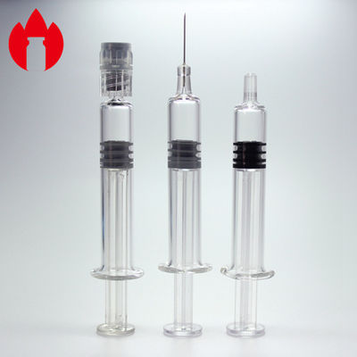5.0 ουδέτερη ικανότητα συρίγγων 2.25ml Borosilicate γεμισμένη εκ των προτέρων γυαλί για ιατρικό