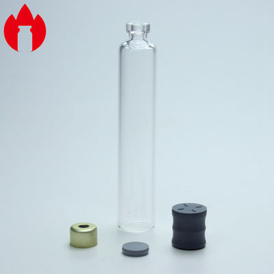 1.5 ml 3 ml Διαφανές ιατρικό άδειο γυάλινο φυσίγγιο μιας χρήσης