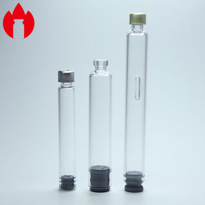 1.5 ml 3 ml Διαφανές ιατρικό άδειο γυάλινο φυσίγγιο μιας χρήσης