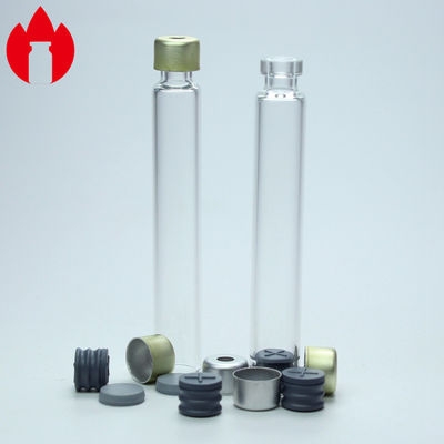 1.5 ml 3 ml Διαφανές ιατρικό άδειο γυάλινο φυσίγγιο μιας χρήσης