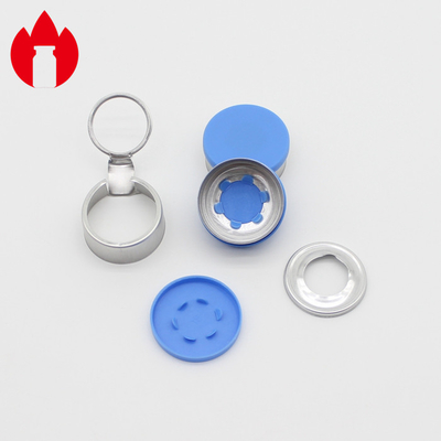13mm 20mm 32mm Φαρμακευτική Crimp Top Αλουμίνιο πλαστικό Tear Off Cap