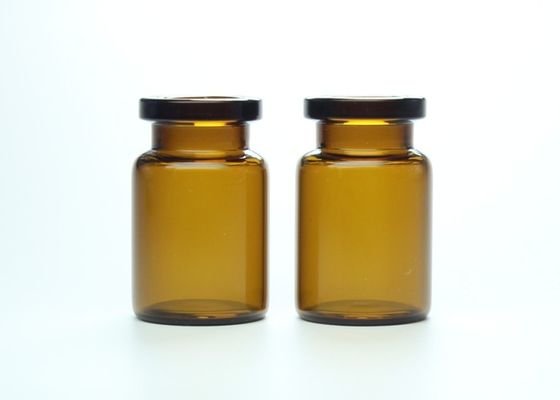 Πιστοποιημένα 5ml καφετιά κενά φαρμακευτικά εκχύσιμα φιαλίδια γυαλιού της κκπ