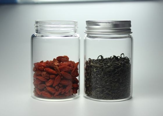 80ml 47*70mm διαφανές υψηλό ευρύ στοματικό μπουκάλι γυαλιού Borosilicate