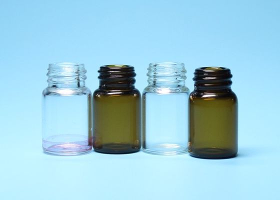 διαφανές ή καφετί Borosilicate περασμένο κλωστή γυαλί μπουκάλι 2ml 3ml