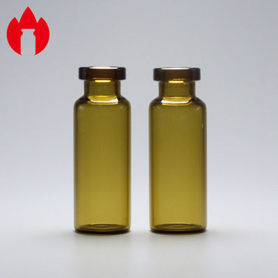 4ml καφετιά Crimp λαιμών συσκευασία φιαλιδίων γυαλιού Borosilicate φαρμακείων χαμηλή
